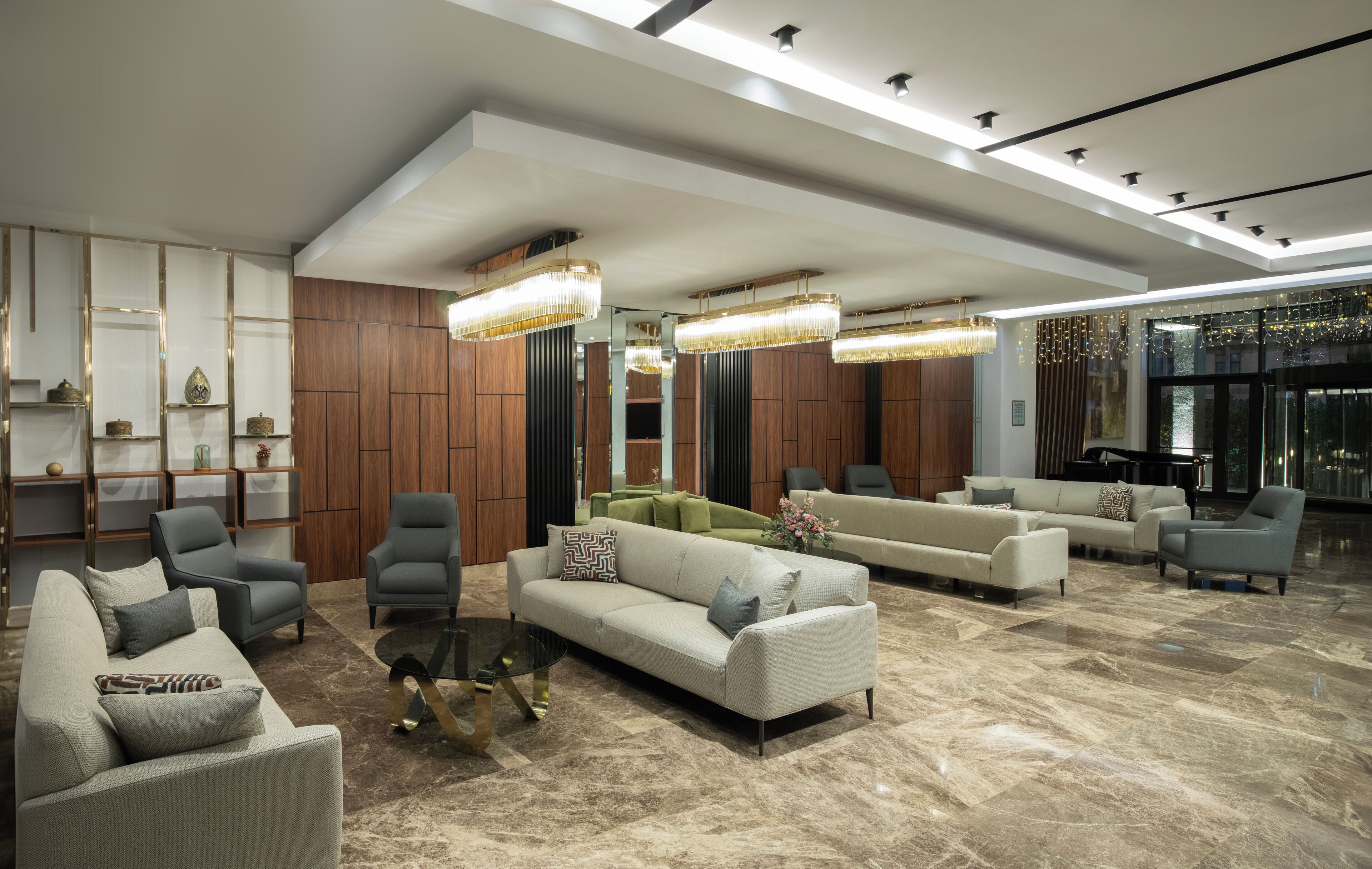 Kawasan tempat duduk lobi