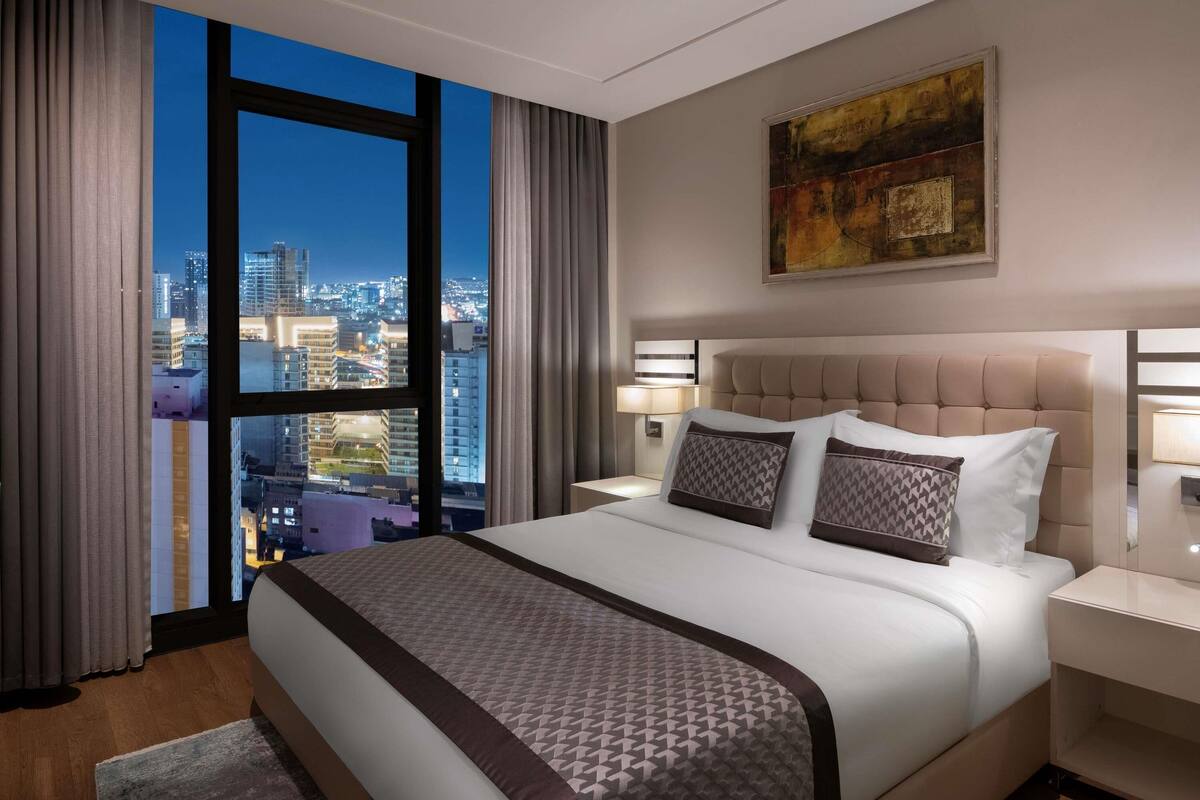 In-room safe, desk, blackout drapes, iron/ironing board