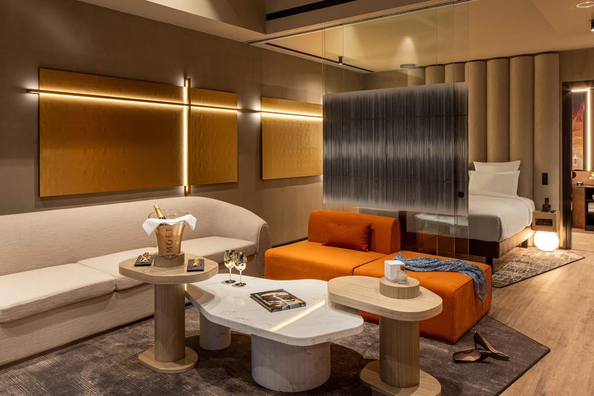 Presidential Suite, 1 Katil Raja (King) | 1 bilik tidur, peralatan tempat tidur hipoalergenik, bar mini