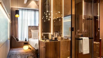 Ropa de cama hipoalergénica y minibar