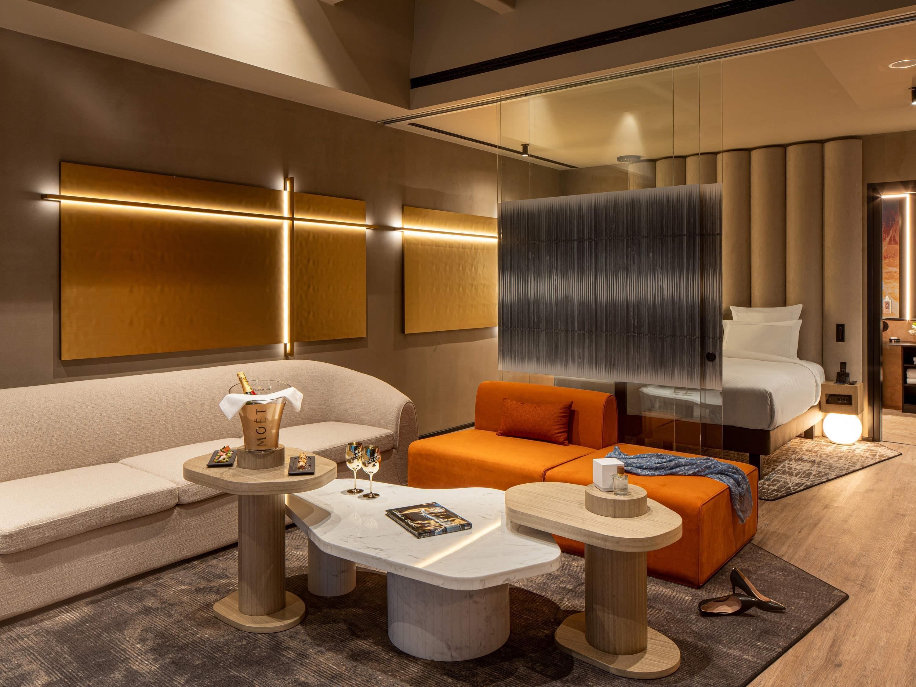 Presidential-Suite, 1 King-Bett | Allergikerbettwaren, Minibar, Zimmersafe, Verdunkelungsvorhänge