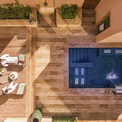 Couples treatment rooms, sauna, hot tub, steam room, hot springs