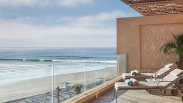 Fairmont Deluxe Ocean View Two Queen beds | Hochwertige Bettwaren, Pillowtop-Betten, Minibar, Zimmersafe