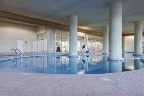 Indoor pool, a heated pool