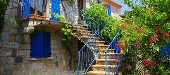 U Palmu, Sea 6 km, Panoramic view, Garden, Wifi, Air-conditioned