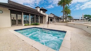 Outdoor pool, a heated pool - Stunning 30A Home-Pool, Bikes, Golf Cart, Gas Grill, AC, 5 mins to the Beach (Santa Rosa Beach)