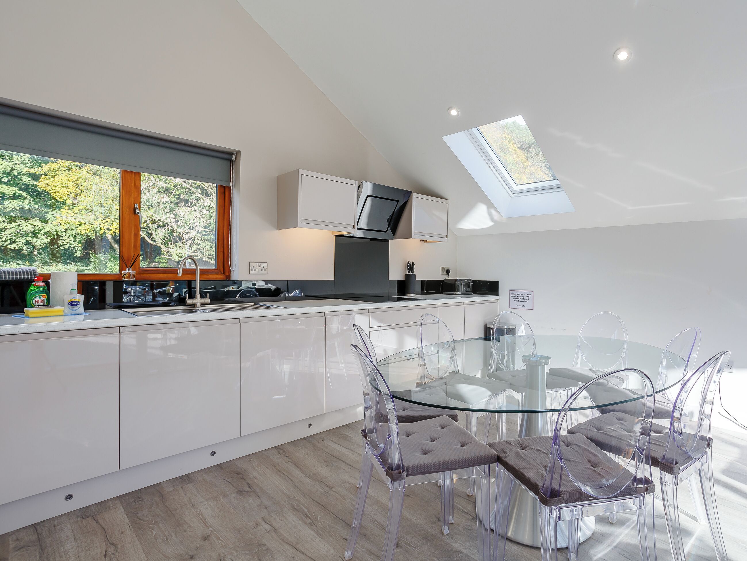 Oven, dishwasher, high chair, freezer