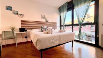 Premium Apartment | 2 bedrooms, down comforters, memory foam beds, desk