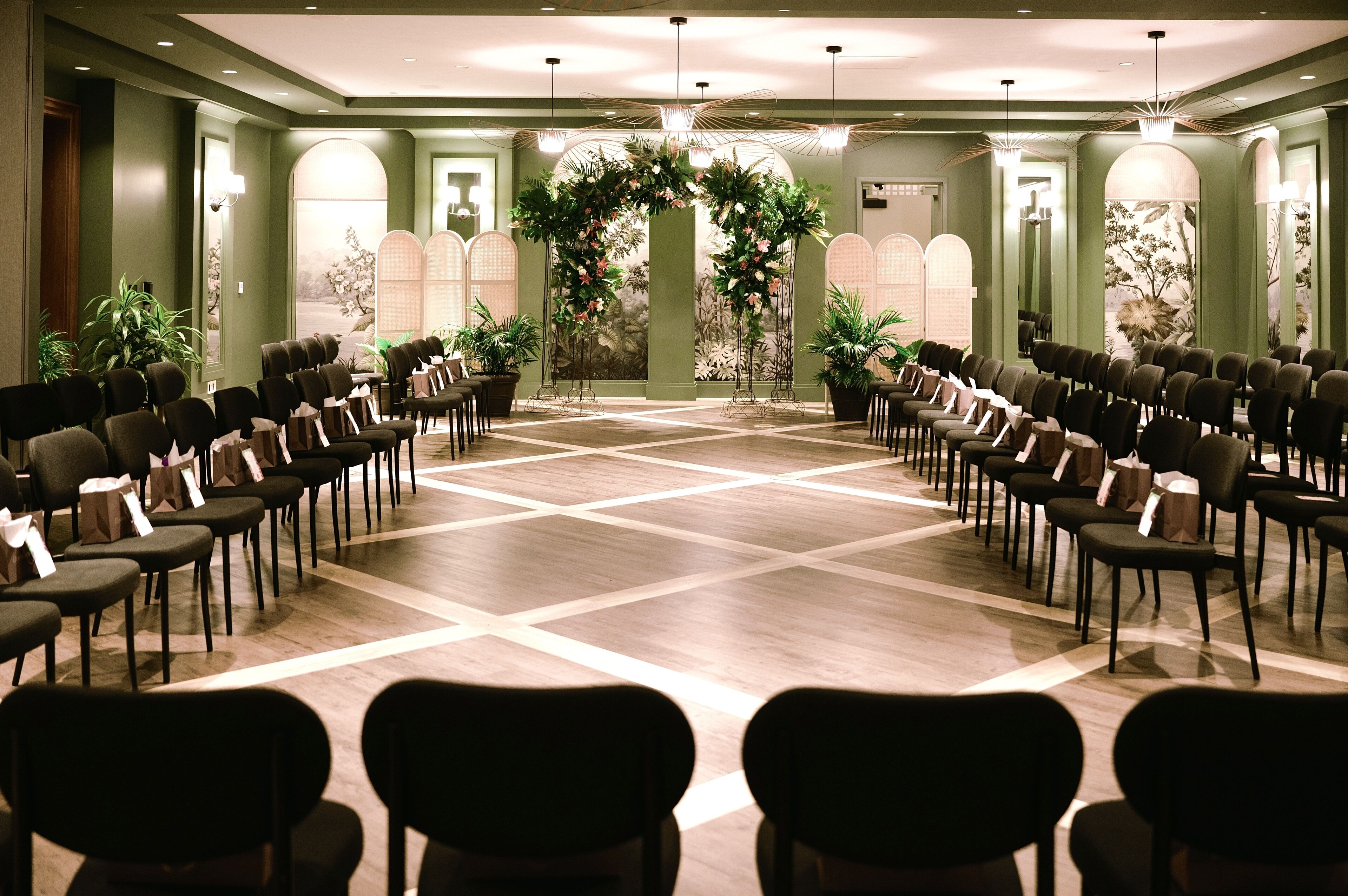indoor wedding
