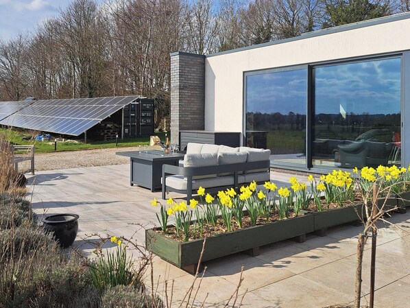 Terrace/patio - A stylish converted barn annex. (Lichfield)