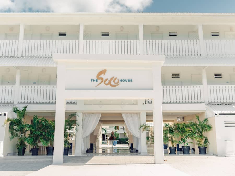 Voorkant van accommodatie