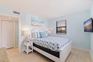 1 bedroom, travel crib, WiFi, bed sheets