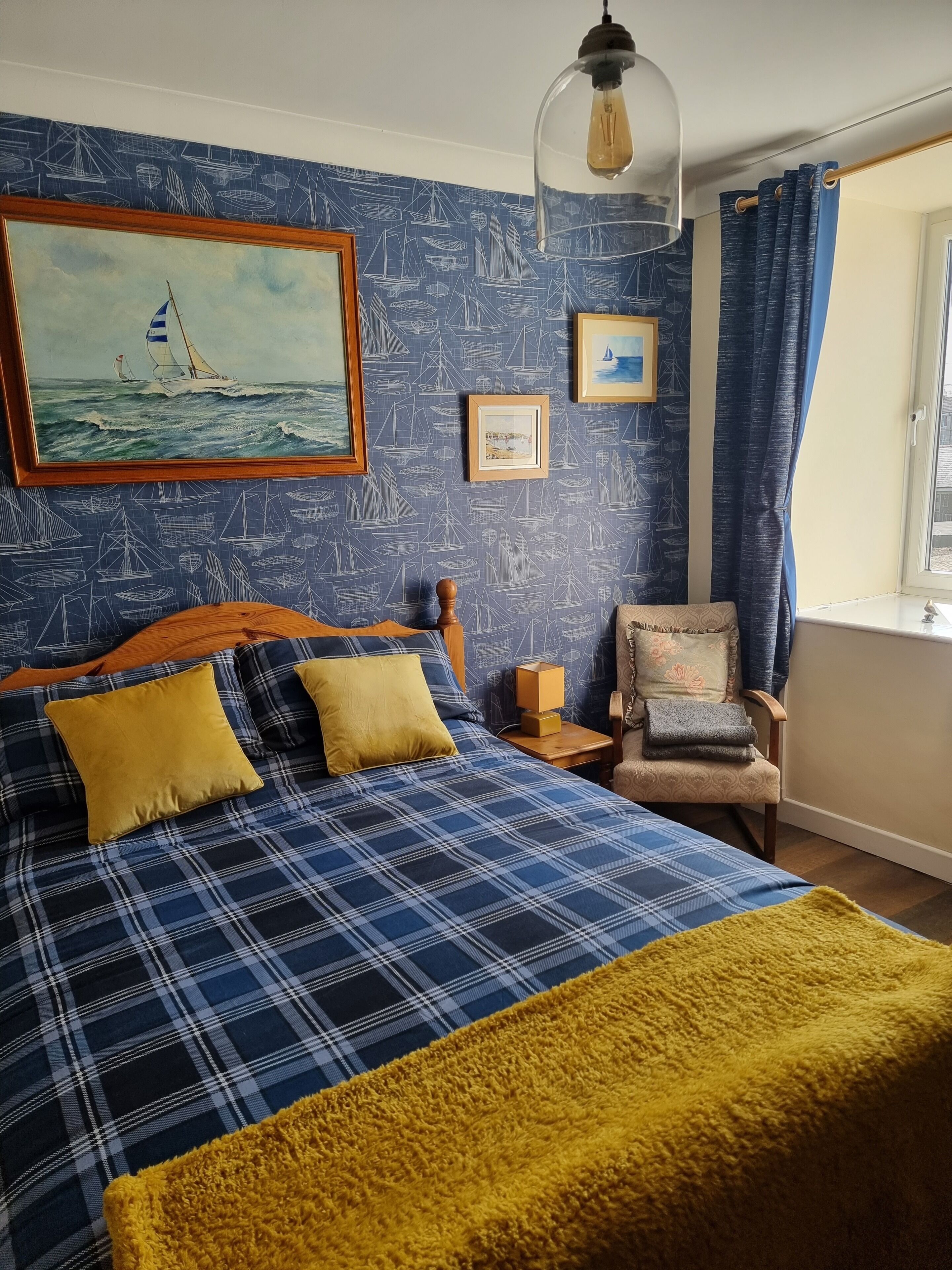 Kahden hengen superior-huone (Captain's Cabin) | Yksilöllisesti sisustettu, vuodevaatteet