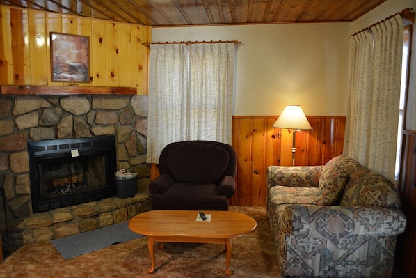 TV, fireplace, DVD player
