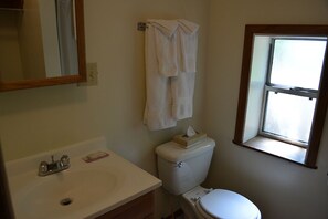Shower, jetted bath