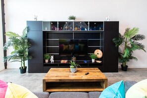 Smart TV, table football, printers