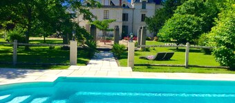 Fairy tail castle with heated outdoor pool