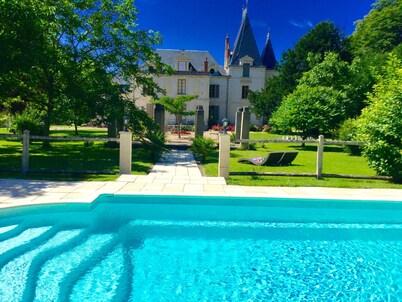 Fairytale castle with heated outdoor pool