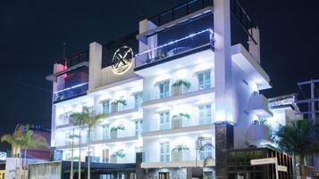 Front of property – evening/night