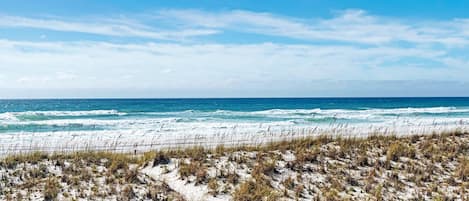 Beach nearby, beach towels