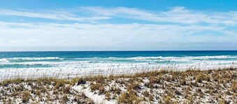 Completely renovated house. Lots of fun bright colors & right by the beach!