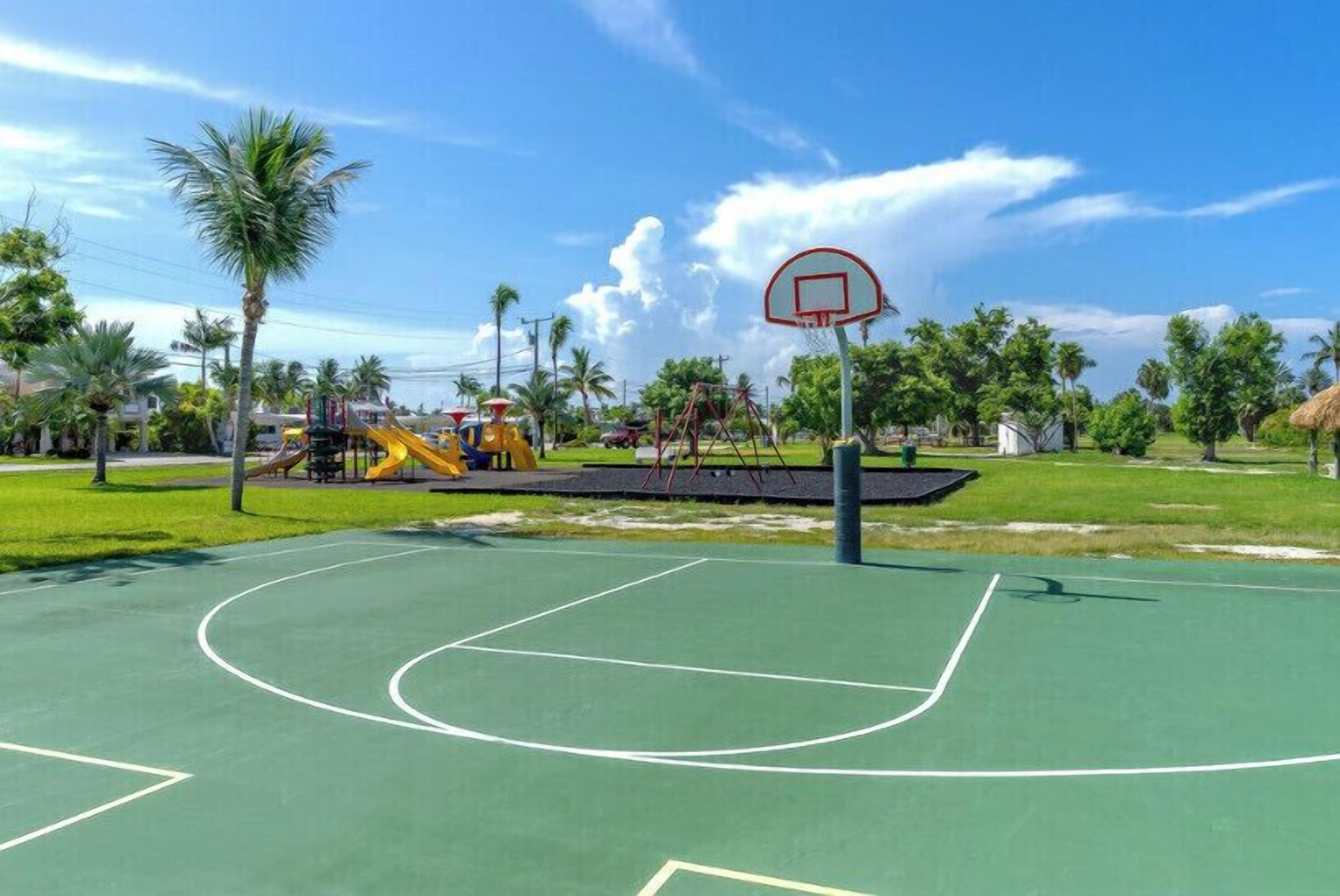 Basketball court at Key Colony Beach park. FloridaKeysVillas.com