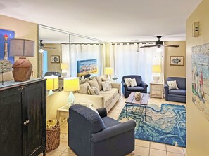 Smart TV, DVD player, books