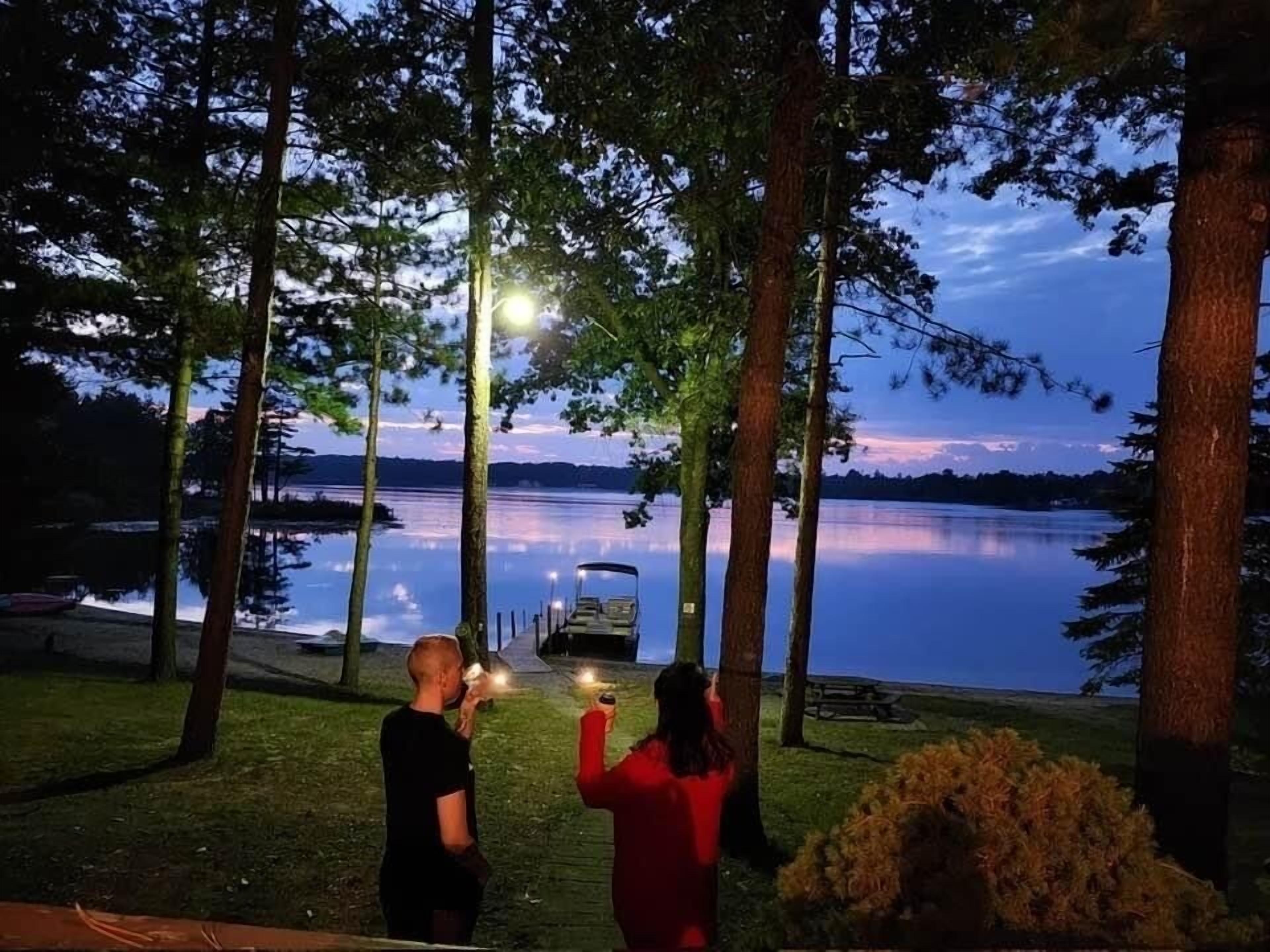 Near Tawas Mi, Cabin in the cove, National City lakefront.  