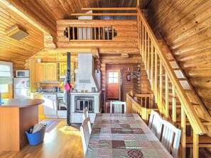 Fridge, microwave, dishwasher, cookware/dishes/utensils - Alppi 7b paritalo by Interhome (Hyrynsalmi)