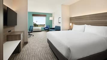 Meja kerja, Wi-Fi gratis, dan seprai linen