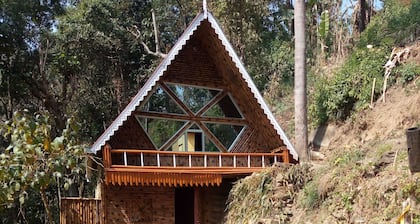A bamboo cottage amidst nature to rejuvenate yourselves.