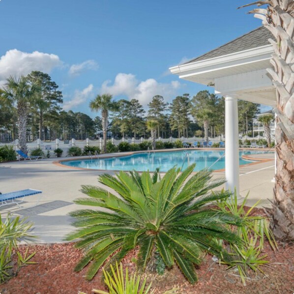 Indoor pool, outdoor pool