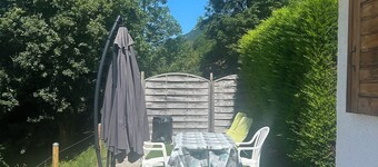 Lake and mountain view studio