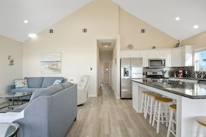 Smart TV, DVD player, books - FABULOUS BEACHFRONT! Pets OK-Huge Deck! Lots of space below!  Steps to beach (Bolivar Peninsula)