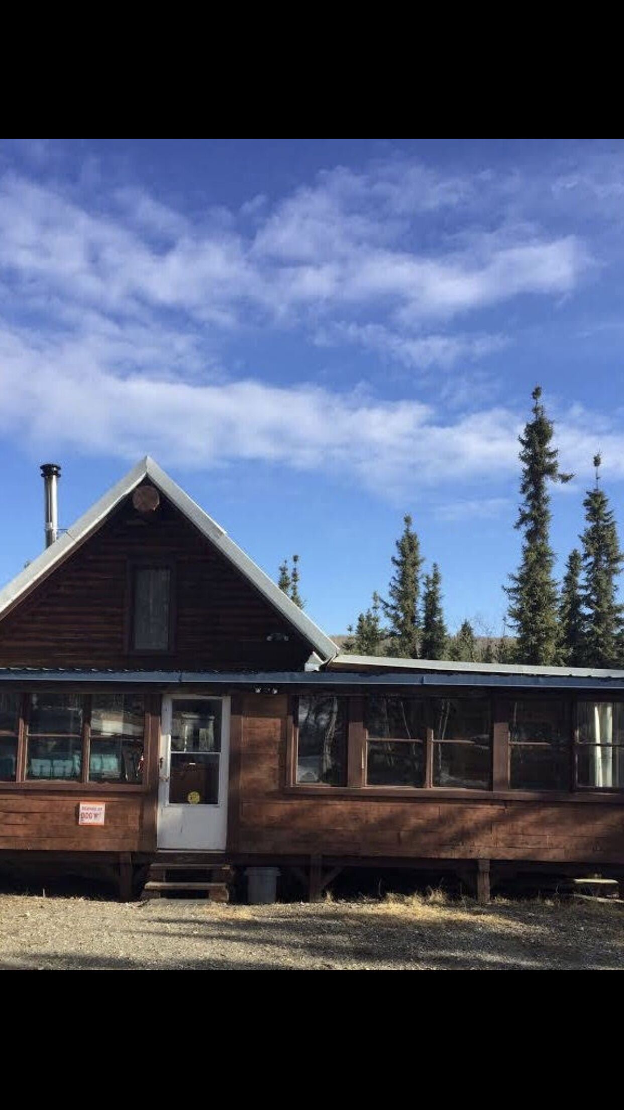Alaska style cabin
