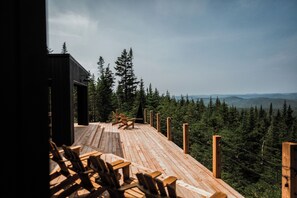 Terrace/patio - Le Cliffno46 - Maelström Mountain (CITQ #304504) (Lac-Beauport)