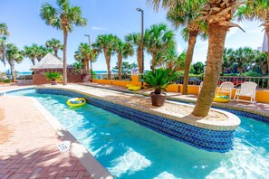 Indoor pool, outdoor pool