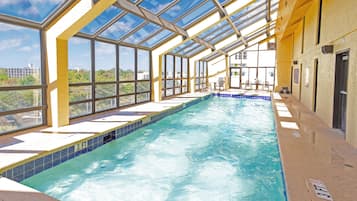 Indoor pool, outdoor pool