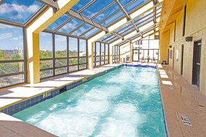 Indoor pool, outdoor pool