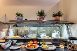 뷔페 아침 식사