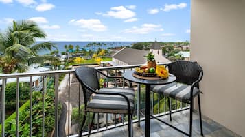 Vue depuis lâhĂ©bergement