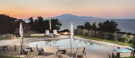 Una piscina riscaldata