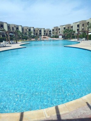 Outdoor pool - Duplex villa Blumar Dom (Ataqah)