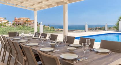 Beach front home in Las Lagunas de Mijas