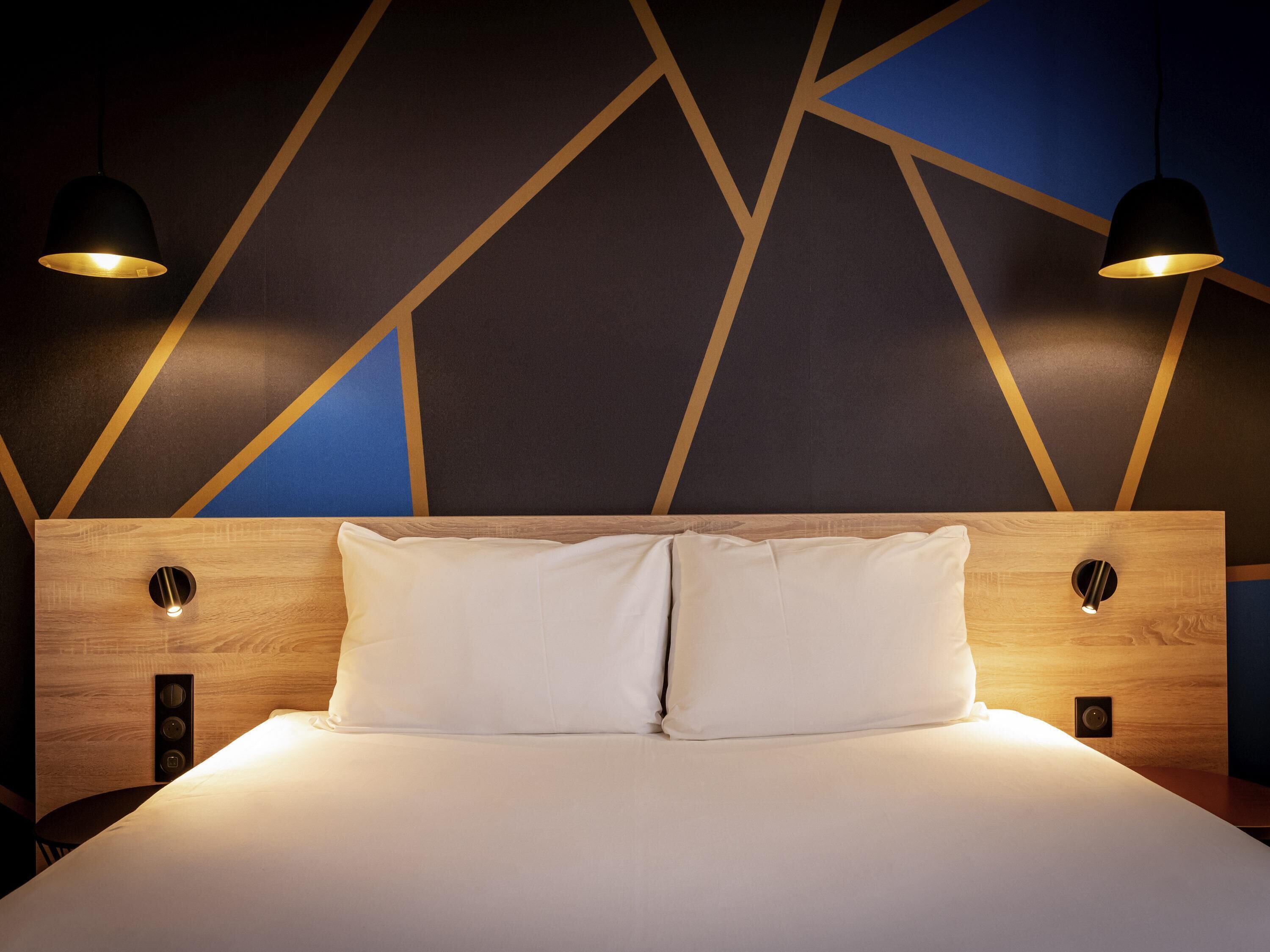 standard double room, 1 double bed | hypo-allergenic bedding, soundproofing, free cots/infant beds, free wifi