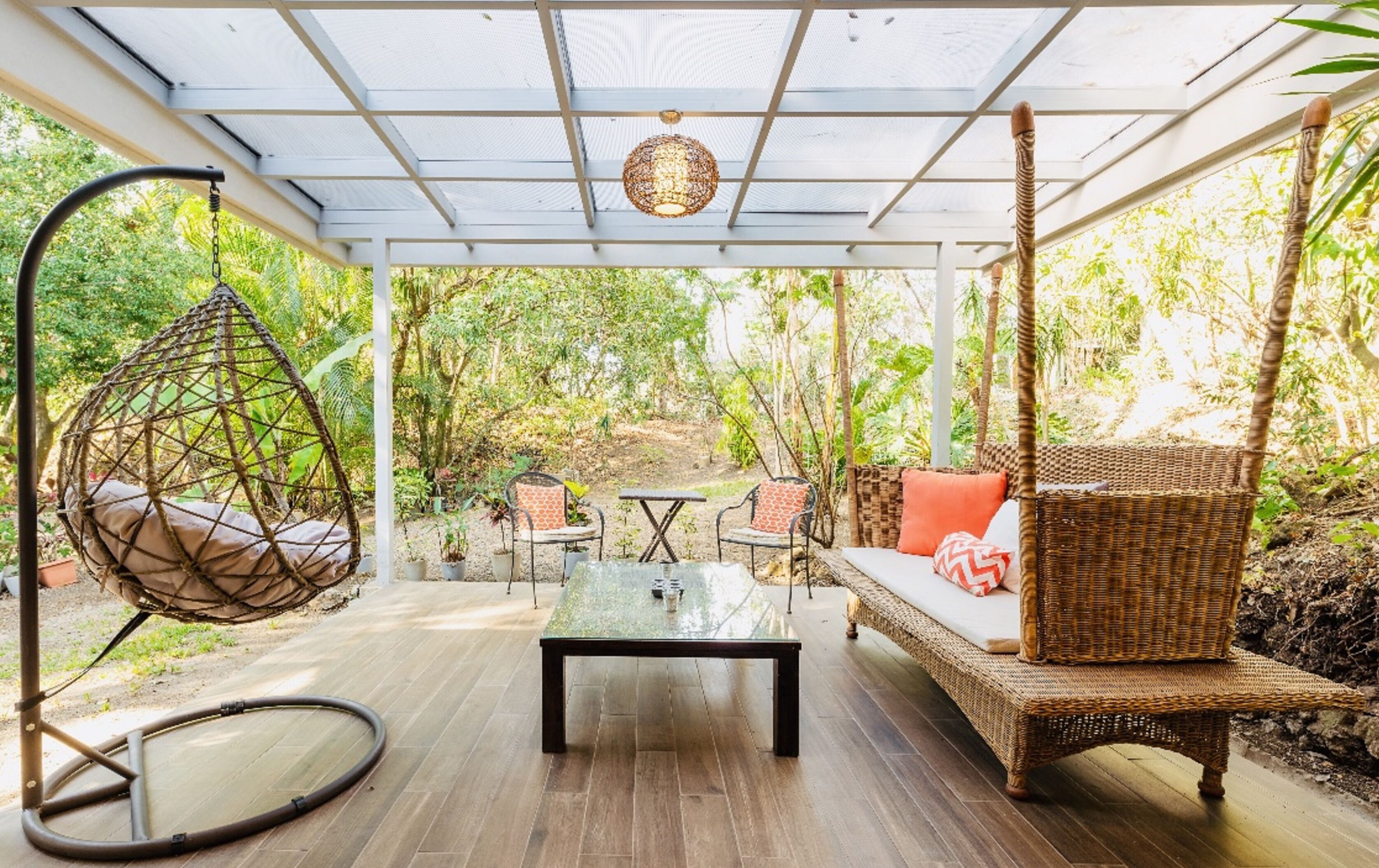 Apartamento romántico, 2 habitaciones, terraza, vistas al jardín | Terraza o patio