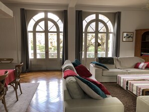 Télévision, cheminée, jeux vidéo, lecteur de DVD