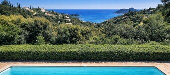 nice villa with with pool and seaview