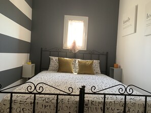 2 bedrooms, iron/ironing board, travel crib, free WiFi