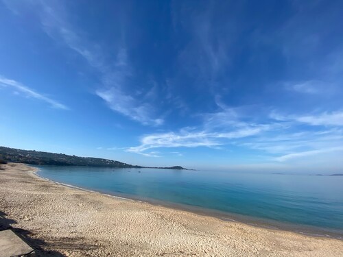 Belle Maison Agosta plage- Terrasse avec vue mer - Accès mer 500m